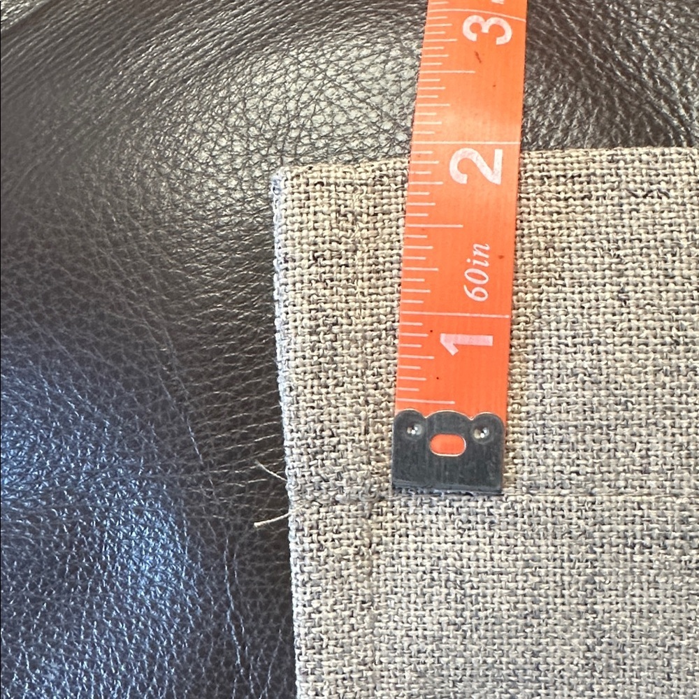 2 Burlap Blackout Curtain Panels - Picture 7 of 7